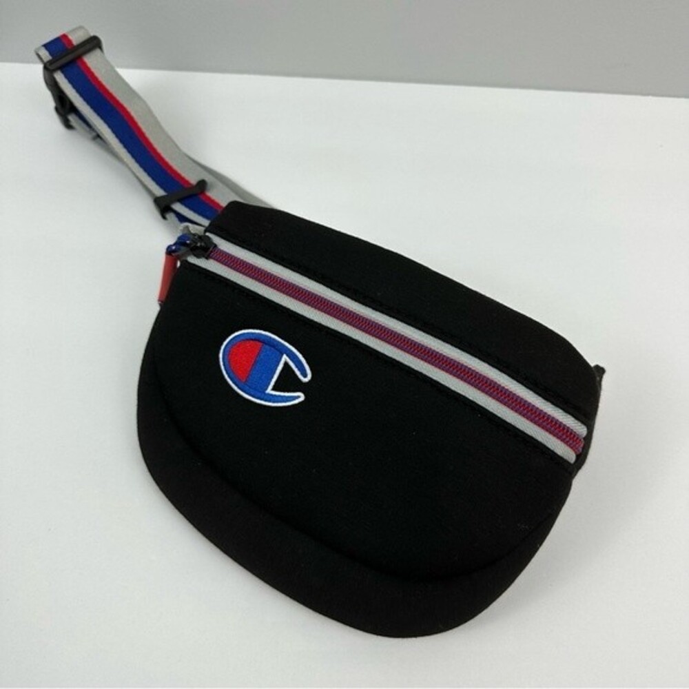 Champion Black Retro Fanny Pack Mini Bag One Size Sporty Activewear